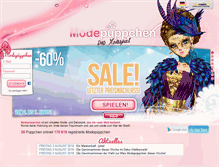 Tablet Screenshot of modepueppchen.com
